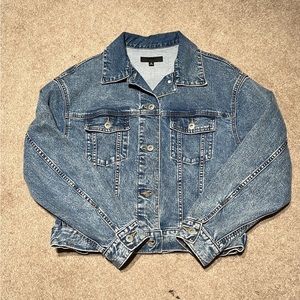 Uniqlo oversized denim jacket